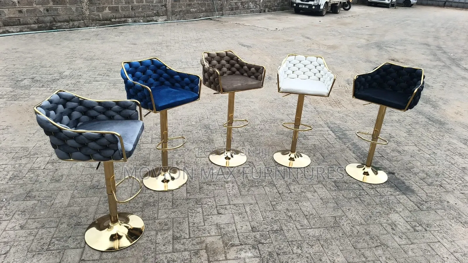 Adjustable Fabric Stools