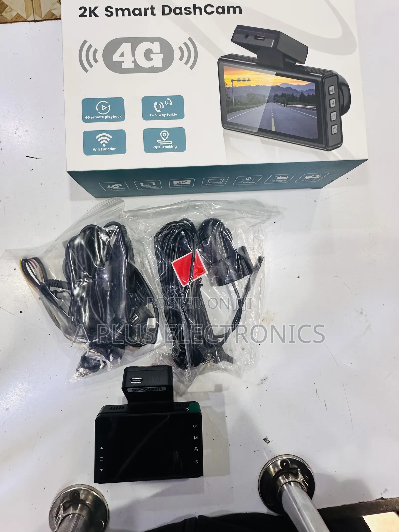 4g Dash Camera P83(Uses Simcard) Smart Car Camera Front Rear View