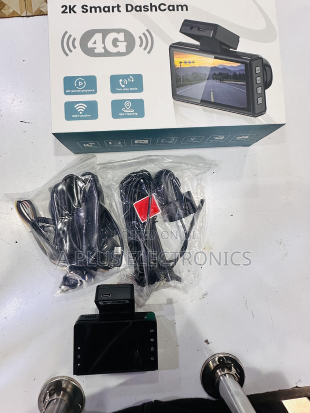 4g Dash Camera P83(Uses Simcard) Smart Car Camera Front Rear View - thumbnail 2