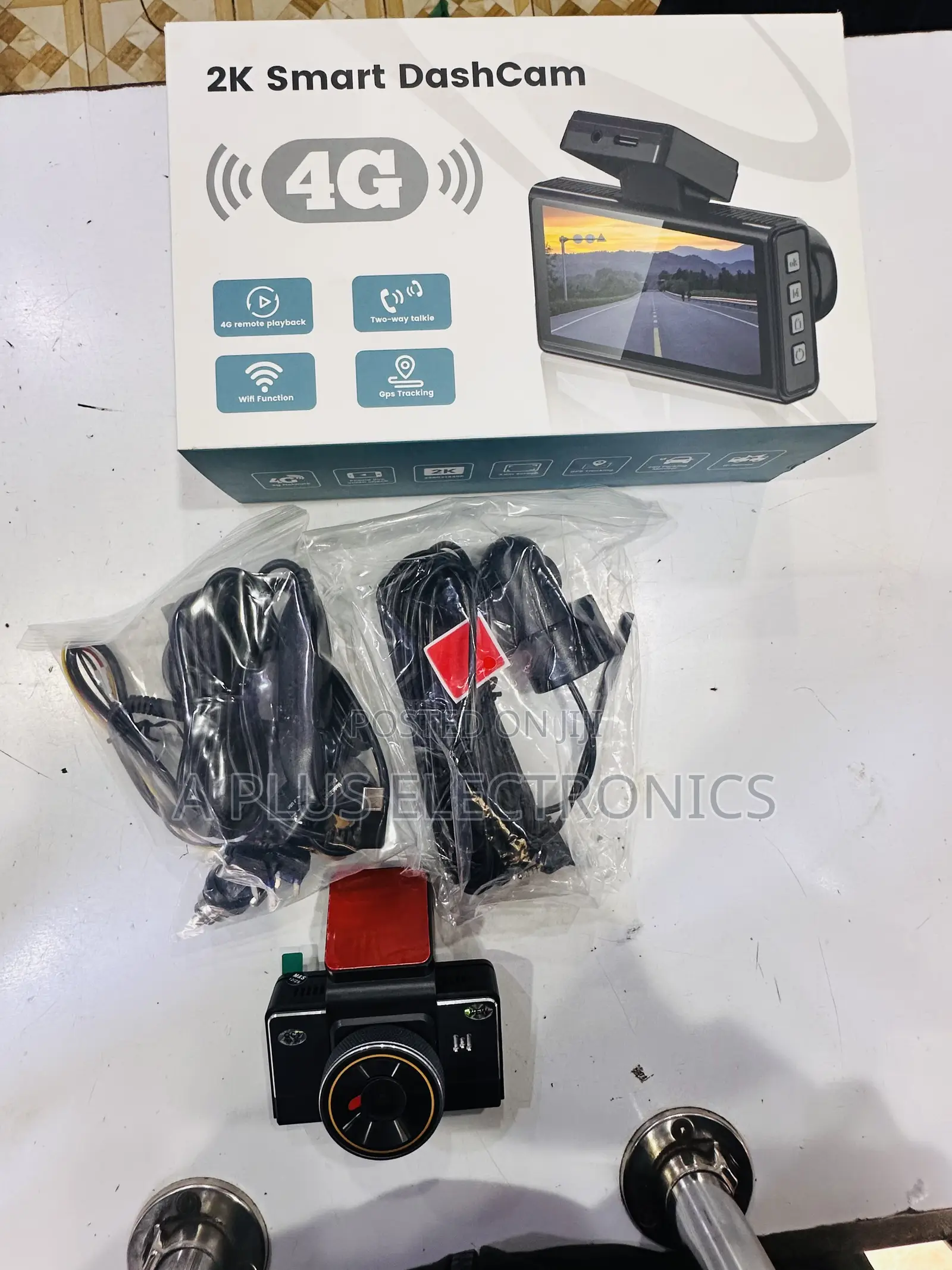 4g Dash Camera P83(Uses Simcard) Smart Car Camera Front Rear View