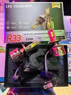 R33 Led Headlight Bulb 50000h Long Lifespan Super Cooling System