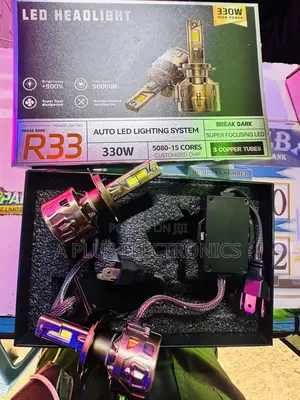 R33 Led Headlight Bulb 50000h Long Lifespan Super Cooling System