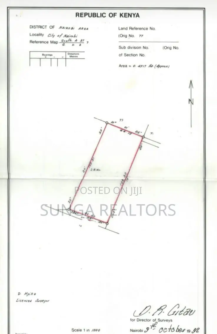 Plot for Sale in Old Kitisuru