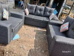 Grey 7seater Sofa Set Available for Sale