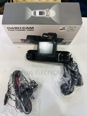 4 Lens Dash Camera D43 With Wifi – Full 360° Vehicle Surveillance