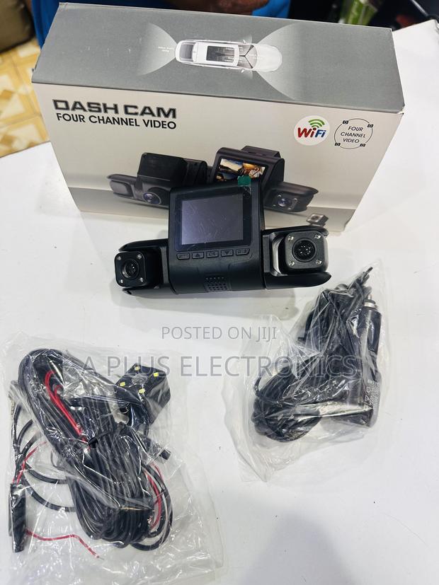 4 Lens Dash Camera D43 With Wifi – Ultra Hd Car Security