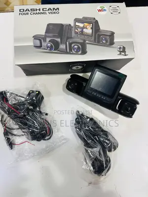 4 Lens Dash Camera D43 With Wifi – Front, Rear Cabin View Recording