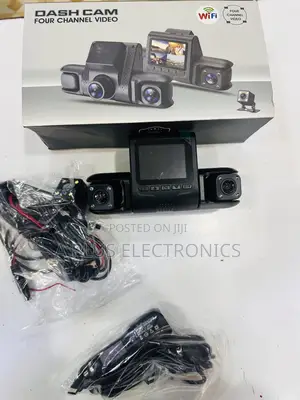 4 Lens Dash Camera D43 With Wifi – Night Vision With Parking Monitor
