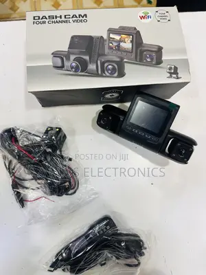 4 Lens Dash Camera D43 With Wifi – Night Vision With Parking Monitor