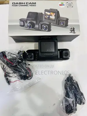 4 Lens Dash Camera D43 With Wifi – Night Vision With Parking Monitor