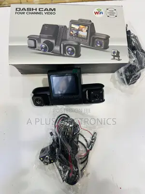 4 Lens Dash Camera D43 With Wifi – Complete 4-Camera Car Protection