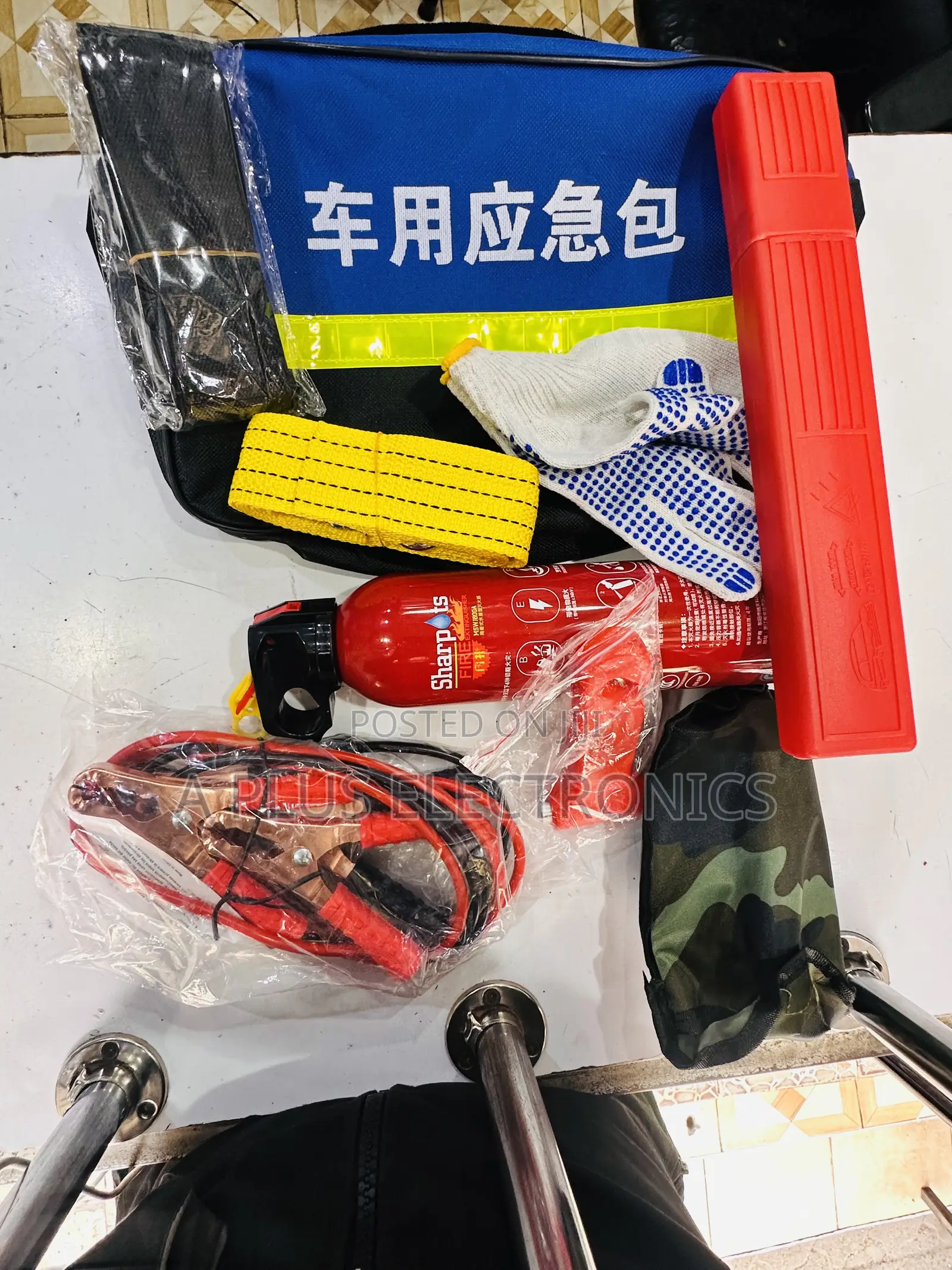 9pc Car Emergency Kit – Essential Roadside Safety