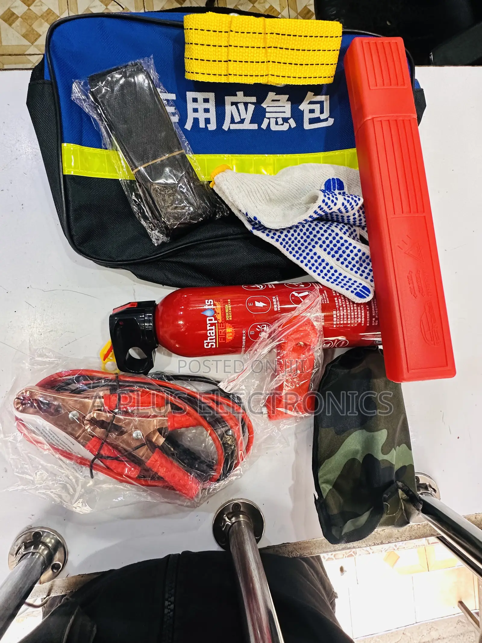 9pc Car Emergency Kit – Essential Roadside Safety