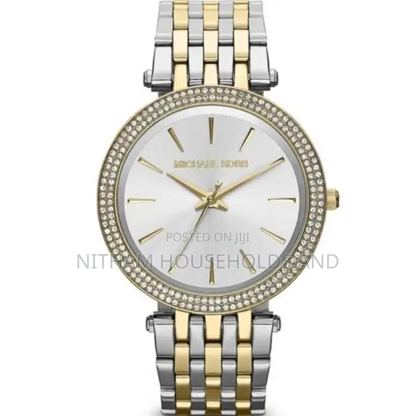 Michael Kors Mk3215 Darci Crystal Bezel Watch for Women