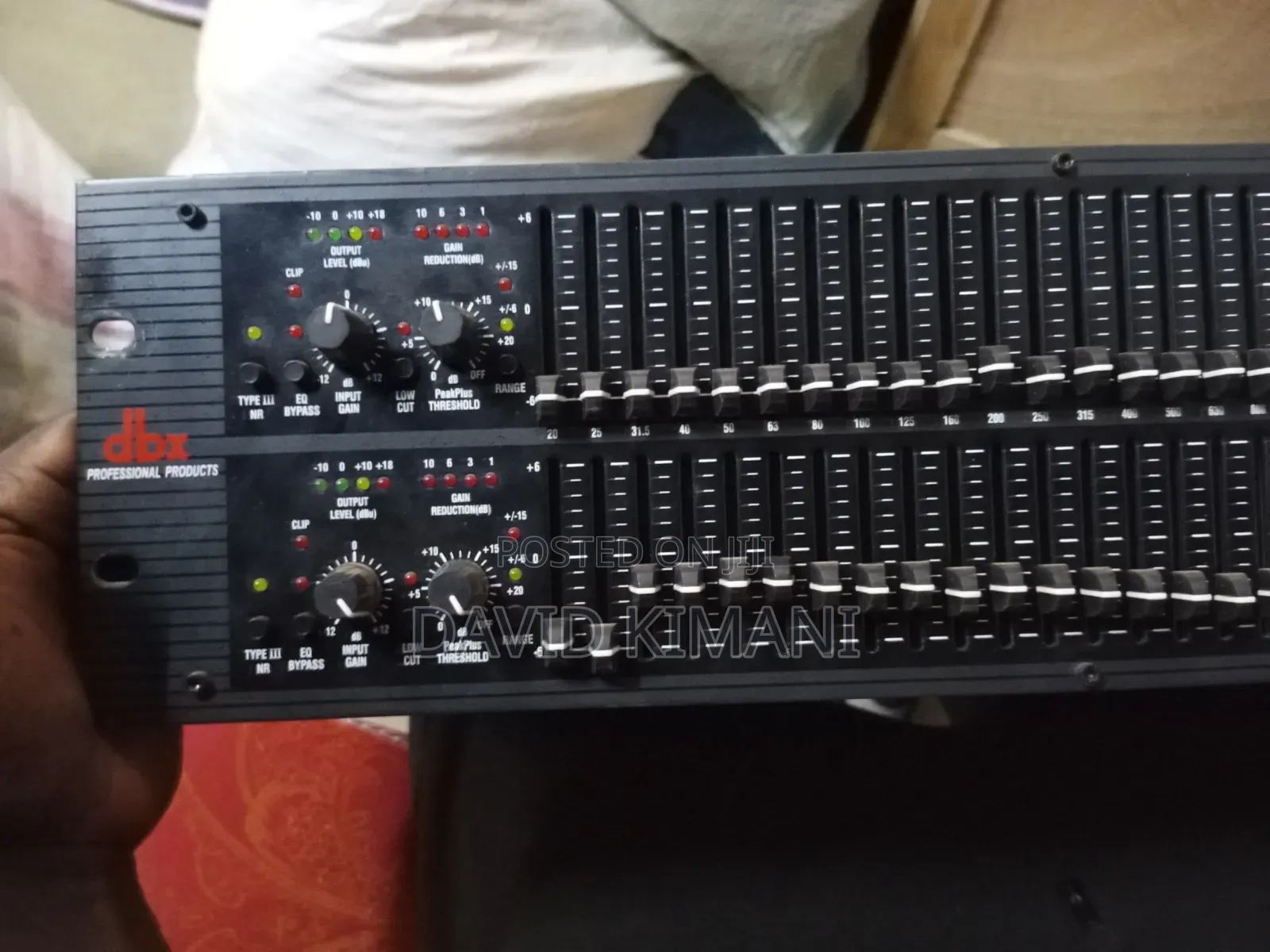 This Is a DBX 2231 Dual 31-Band Graphic Equalizer