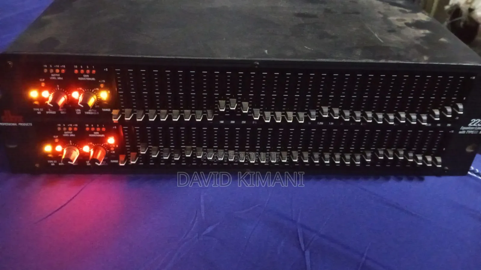 This Is a DBX 2231 Dual 31-Band Graphic Equalizer