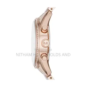 Michael Kors Mk6307 Rose Gold Chronograph Watch for Women