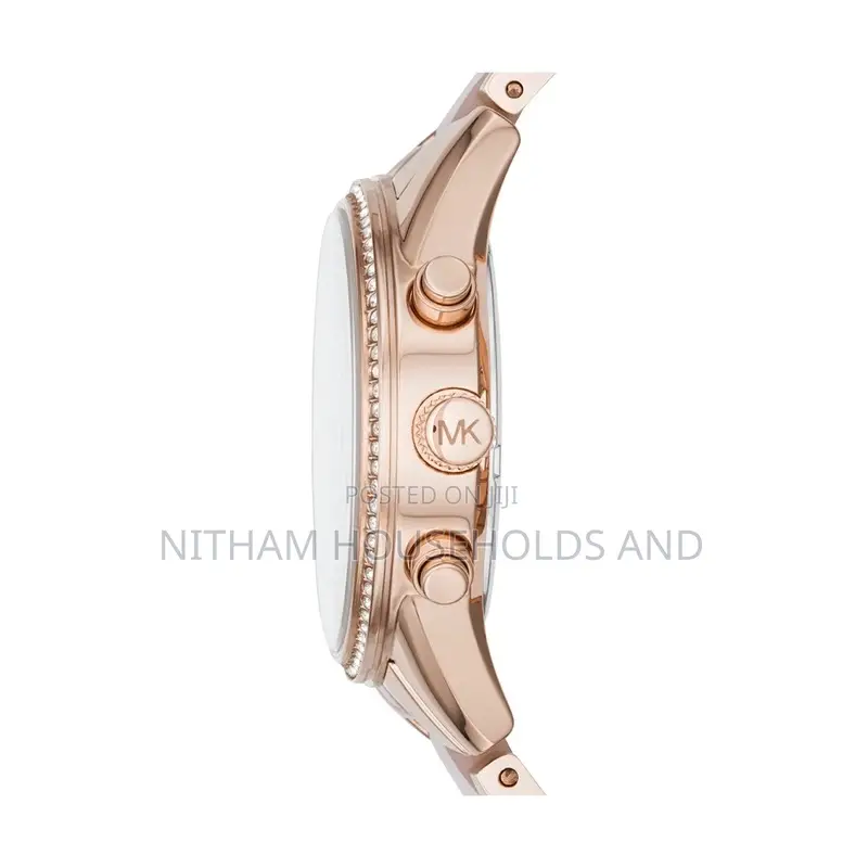 Michael Kors Mk6307 Rose Gold Chronograph Watch for Women