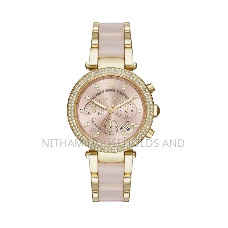 Michael Kors Mk6326 Gold Tone Chronograph Watch for Women