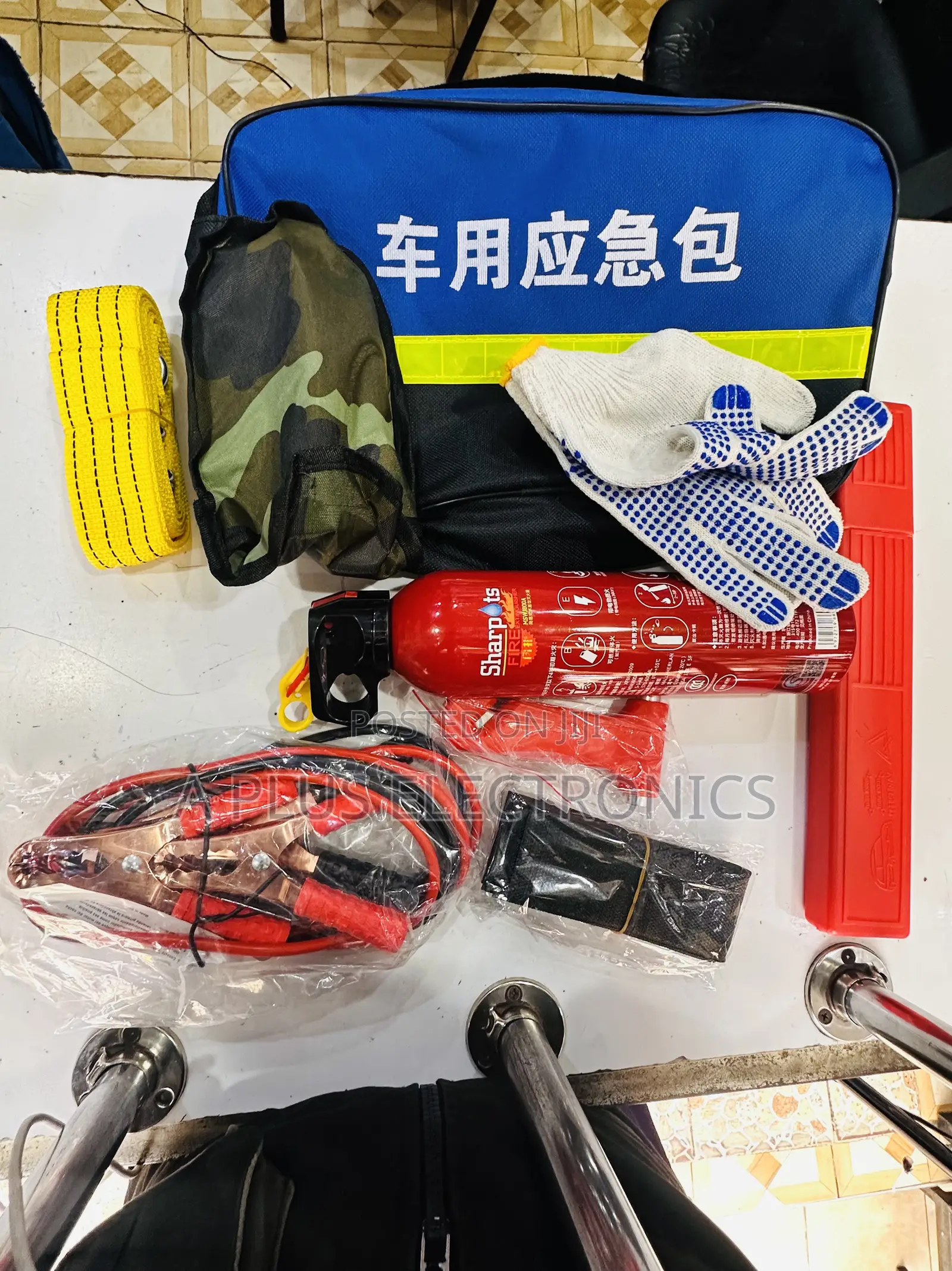 9pc Car Emergency Kit – Essential Car Breakdown and Rescue Kit