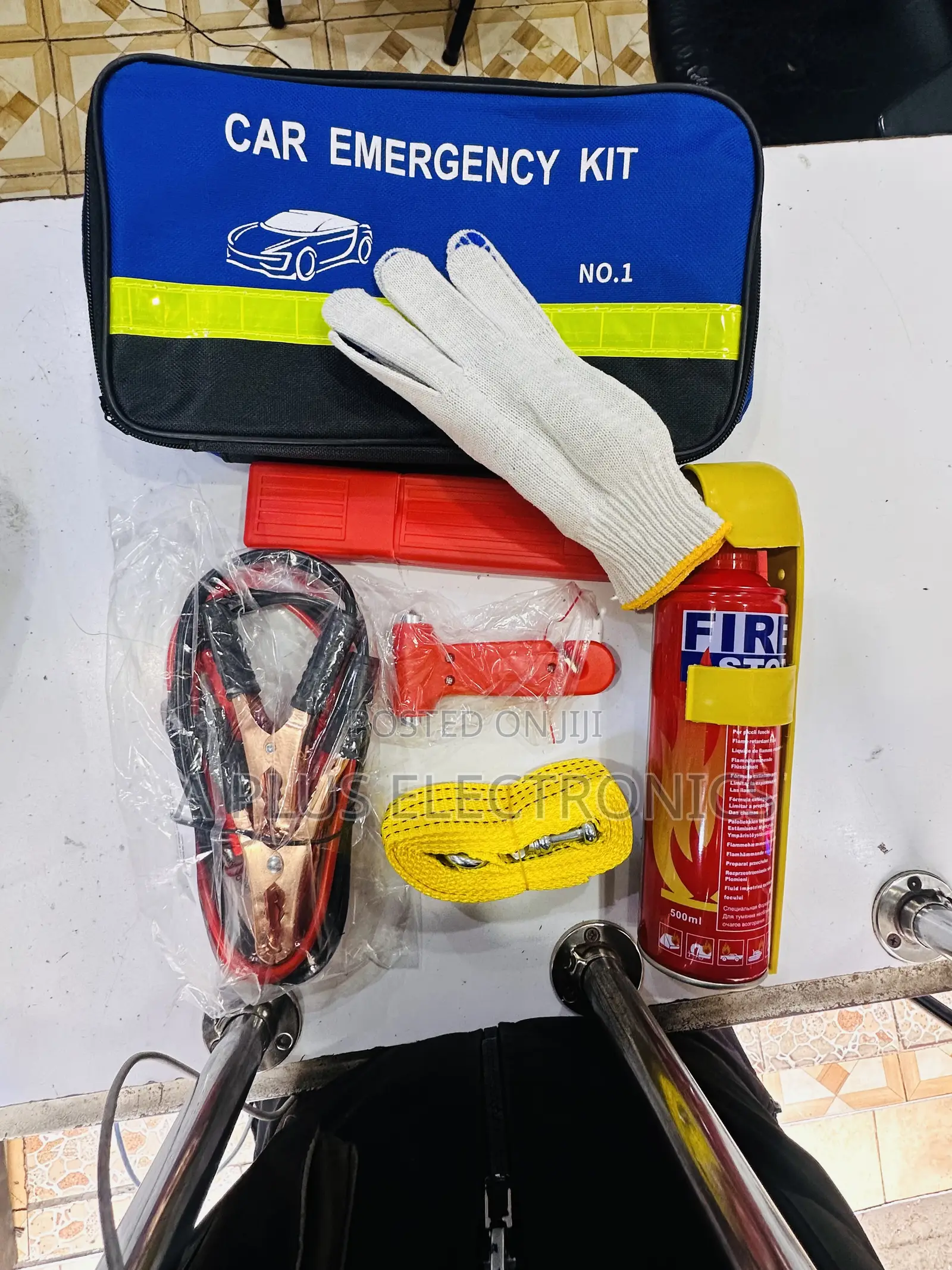 7pc Car Emergency Kit – Reliable Car Emergency Preparedness Kit