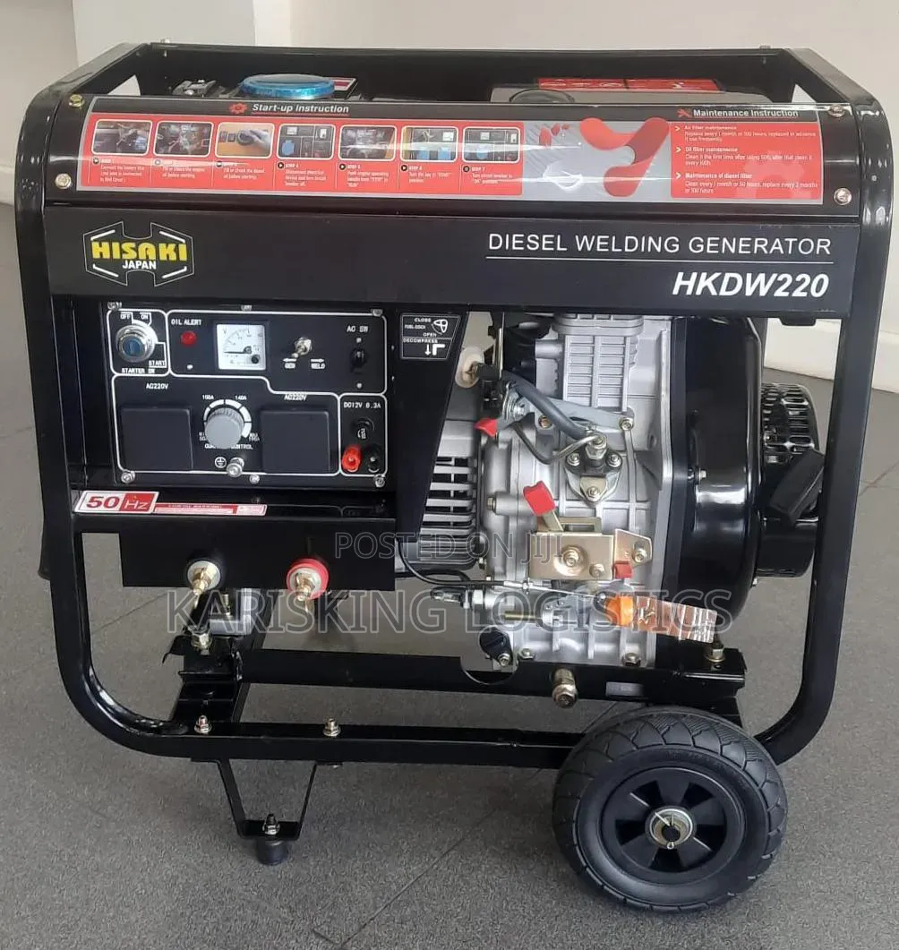 Hisaki 9kva Openset Diesel Generator With Inbuilt Welding