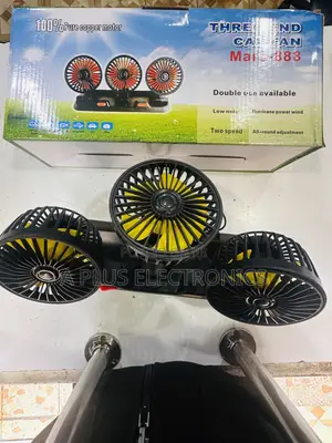 Triple Car Fan 888 High Power Dual/Triple Head Car Cooling Fan