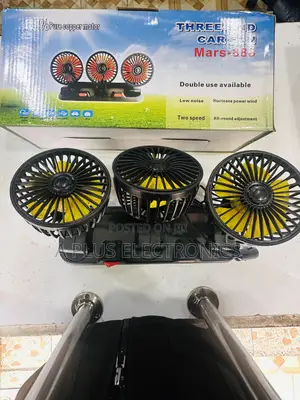 Triple Car Fan 888 Universal Dashboard Cooling Fan for All Cars