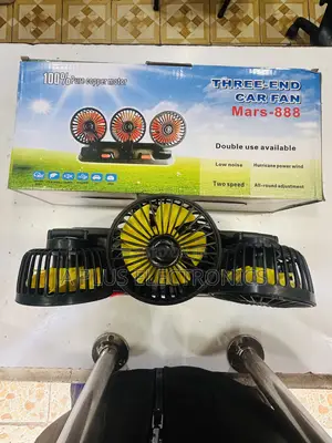 Triple Car Fan 888 Heavy Duty Vehicle Air Blower Fan – Fast Cooling