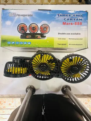 Triple Car Fan 888 Heavy Duty Vehicle Air Blower Fan – Fast Cooling