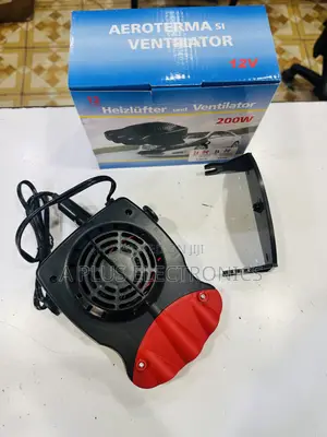 Windscreen Heater/Fan Red – Fast Defrost Car Heater Cooler