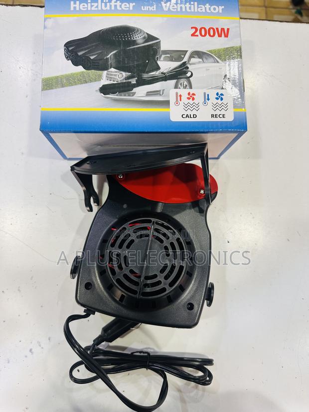 Windscreen Heater/Fan Red – Universal Auto Heater Fan for Windscreen