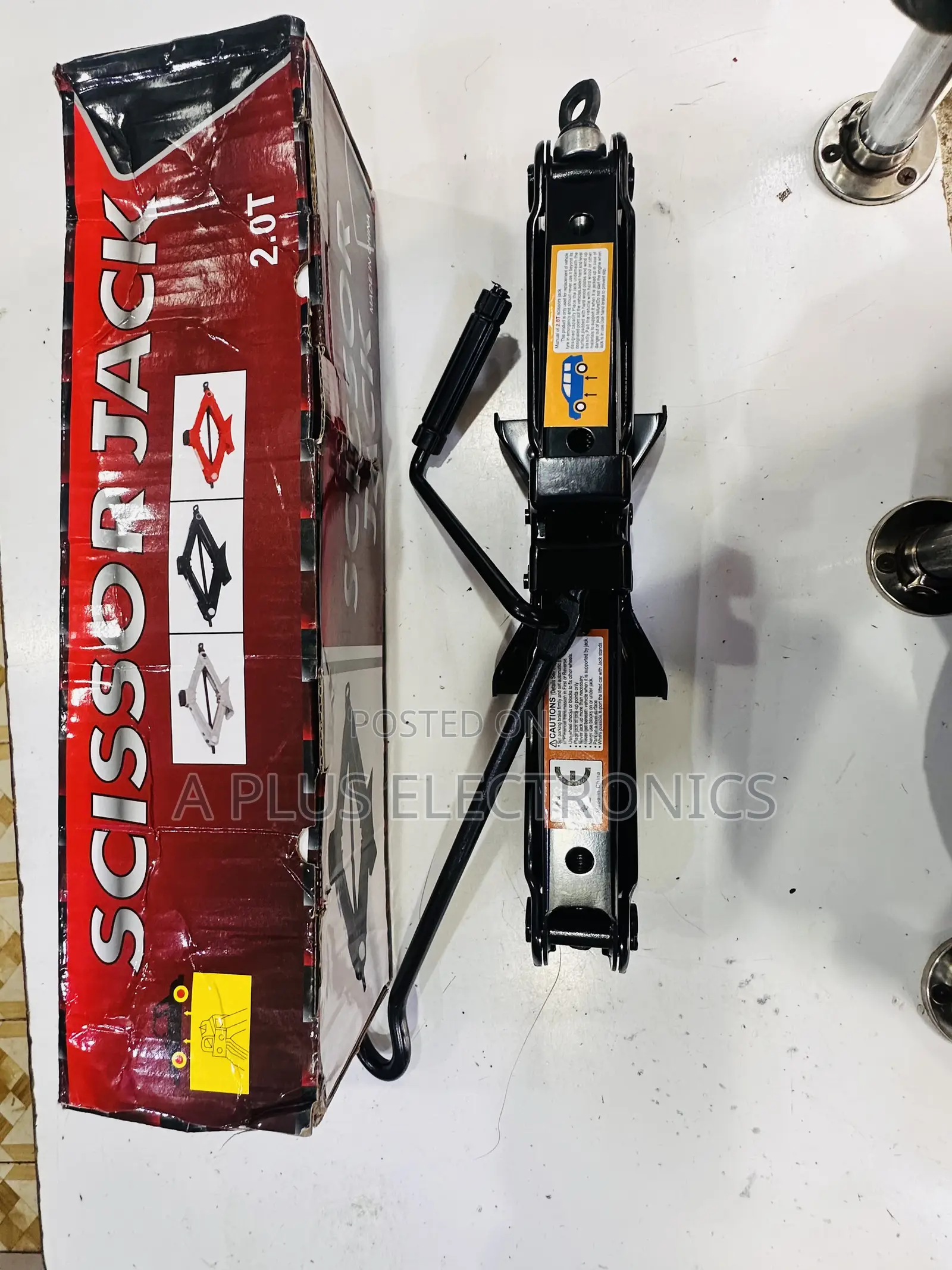 2t Scissor Jack Strong Portable Car Jack for Vehicles