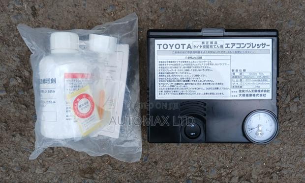 Toyota Ex-Japan Tyre Inflator With Sealant Bottle