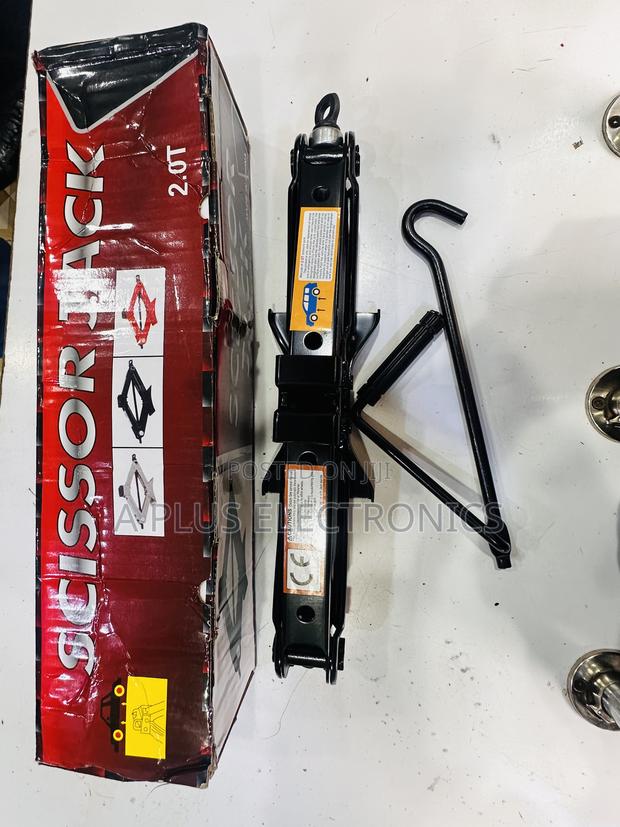 2t Scissor Jack Durable Emergency Road Car Jack Tool - thumbnail 2