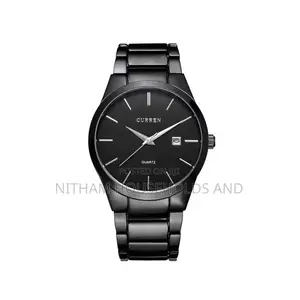 Curren 8106 Analog Steel Watch for Men Black
