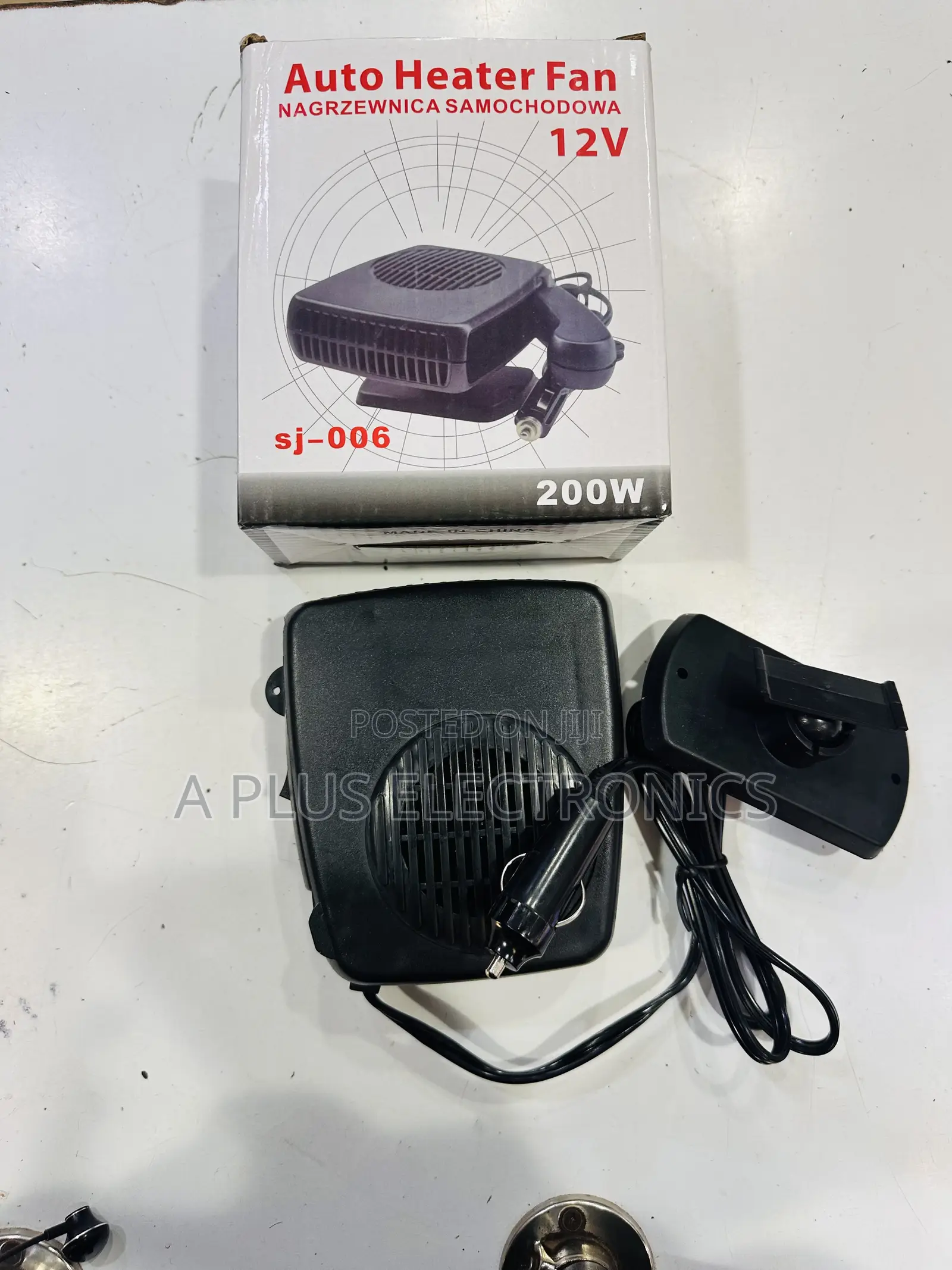 Windscreen Heater/Fan Sj006 – 12v Portable Car Heater Defogger
