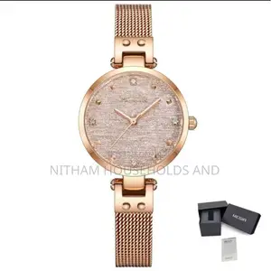 Megir 7025 Stainless Steel Quartz Watch for Women