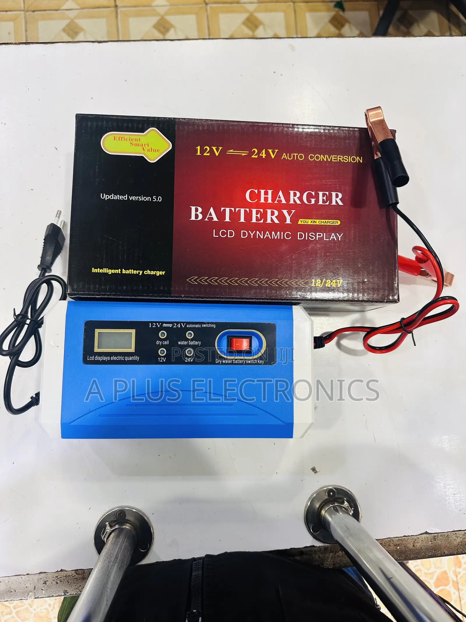 Battery Charger 12/24a V10a – Heavy Duty Fast Charging