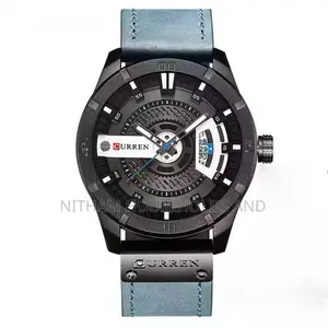 Curren 8301 Leather Quartz Watch for Men