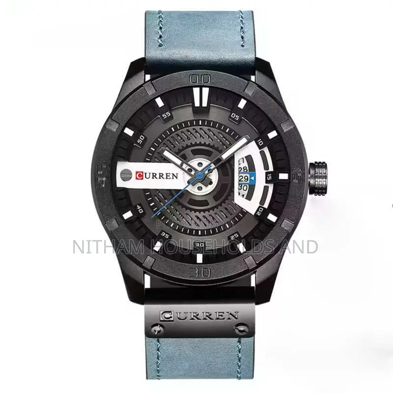 Curren 8301 Leather Quartz Watch for Men