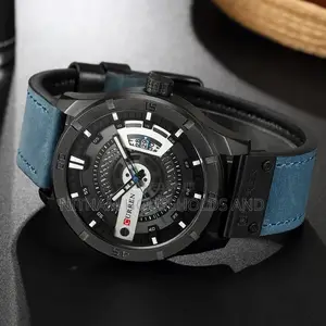 Curren 8301 Leather Quartz Watch for Men