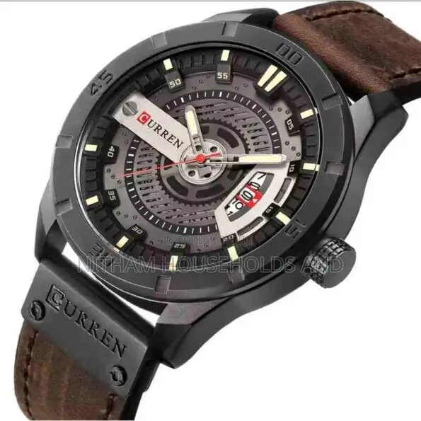 Curren 8301 Leather Quartz Watch for Men