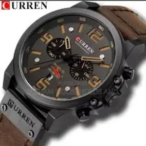 Curren 8314 Chronograph Leather Watch for Men