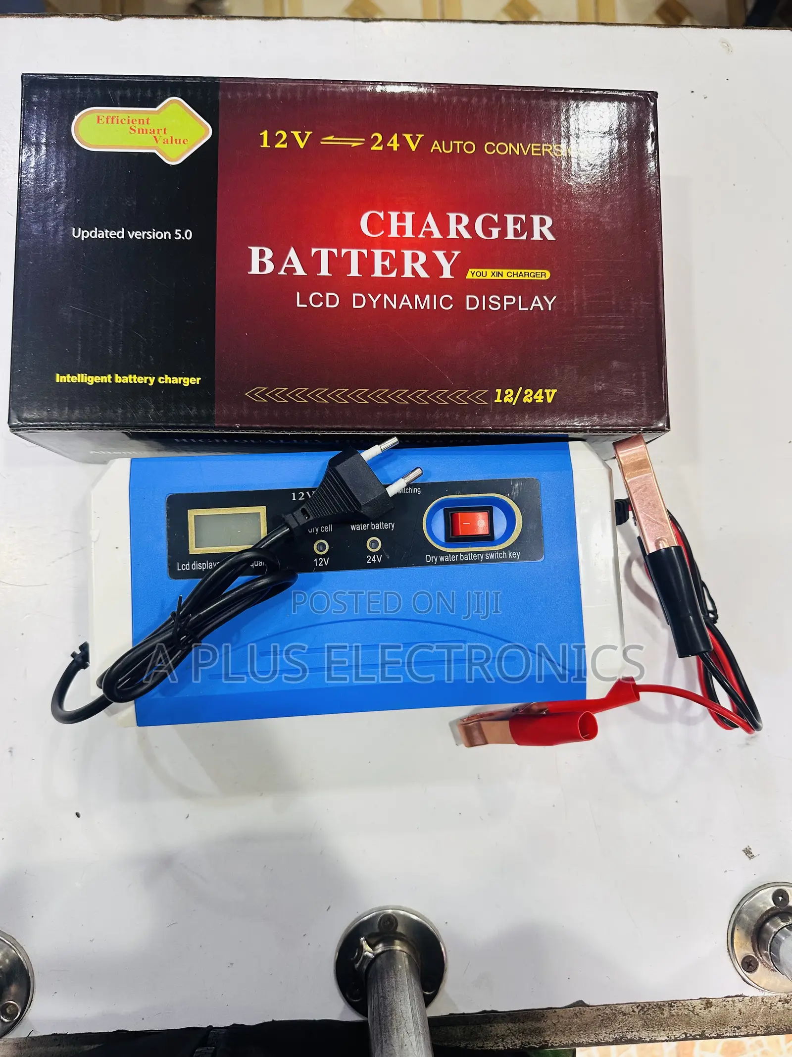Battery Charger 12/24a V10a – High Efficiency Portable Auto Charger