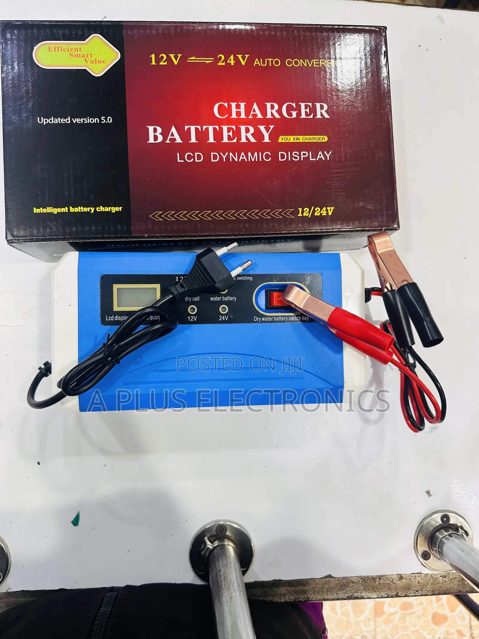 Battery Charger 12/24a V10a – High Efficiency Portable Auto Charger