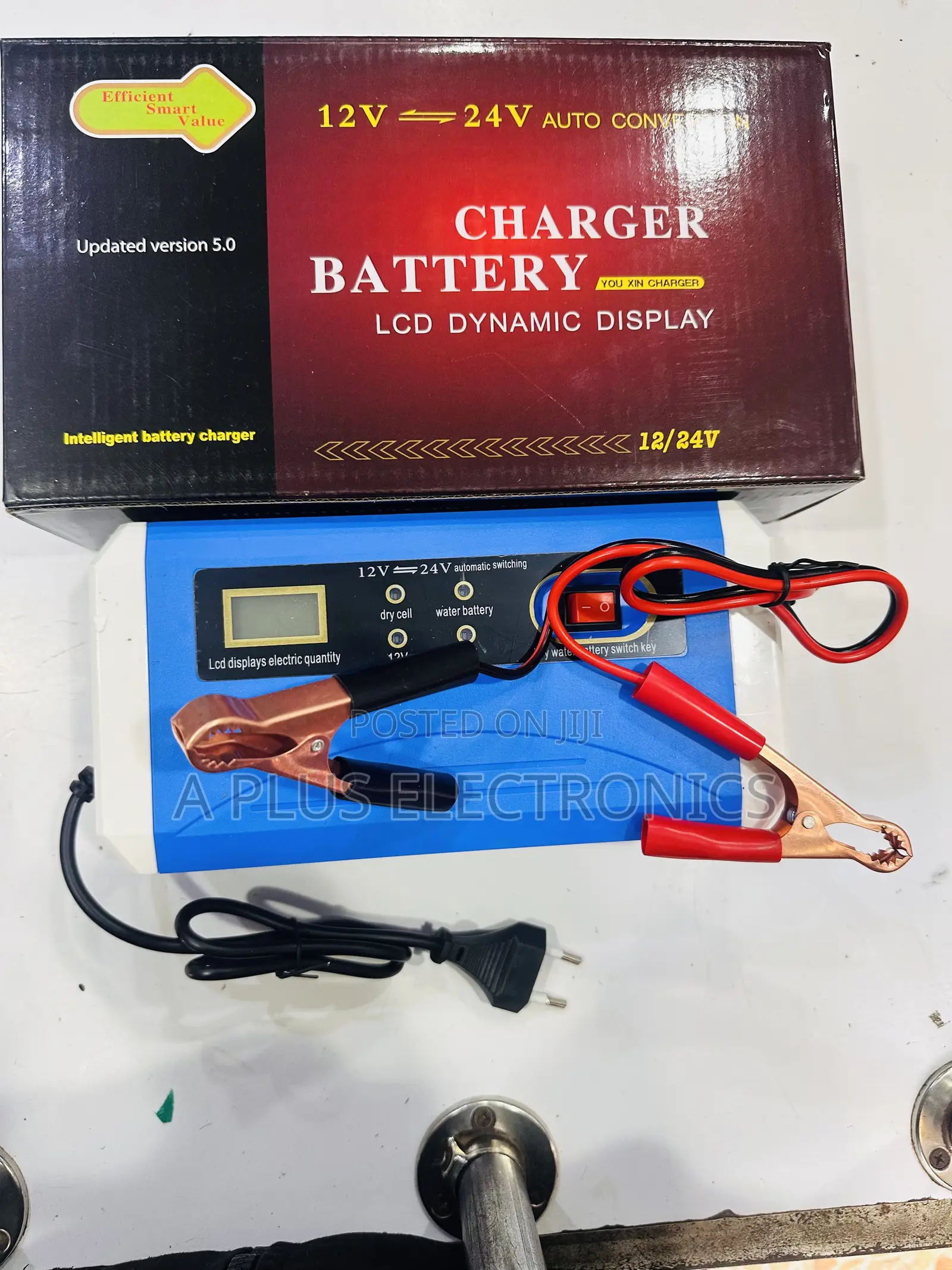 Battery Charger 12/24a V10a – Durable Workshop Grade Battery Charger