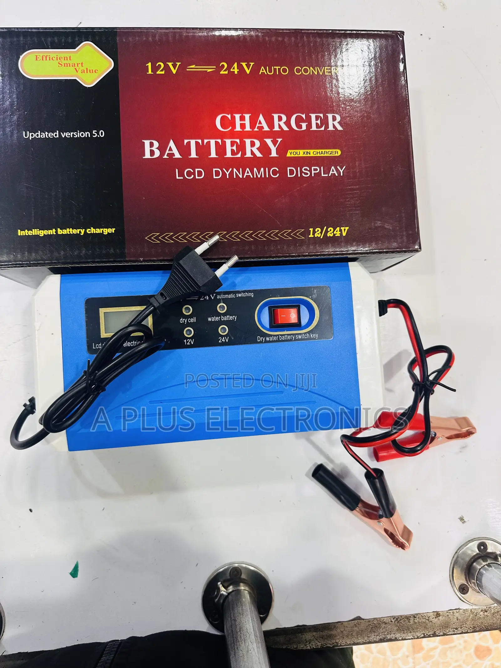 Battery Charger 12/24a V10a – Durable Workshop Grade Battery Charger