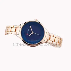 Curren 9015 Rose Gold Stainless Steel Watch for Women