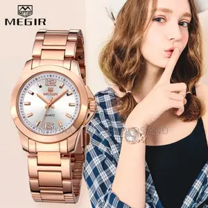 Megir 5006 Stainless Steel Quartz Watch for Women